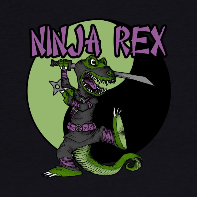 Ninja Rex Ying-Yang by inkninja